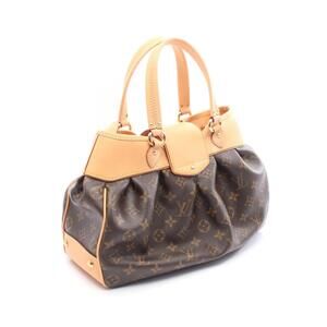 Louis Vuitton Brown Leather Canvas Shoulder Botie Monogram Bag